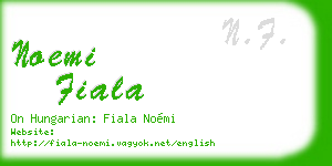 noemi fiala business card